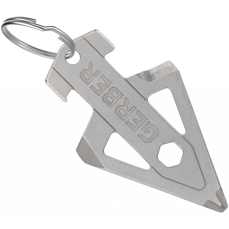 Gerber Broadhead Key Chain Tool Silver