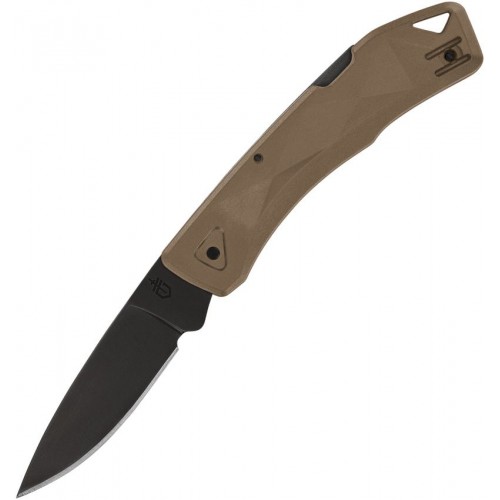 Gerber LST Ultra Folding Knife Coyote - 2.88" Black 420HC Stainless Drop Point Blade Coyote Handle