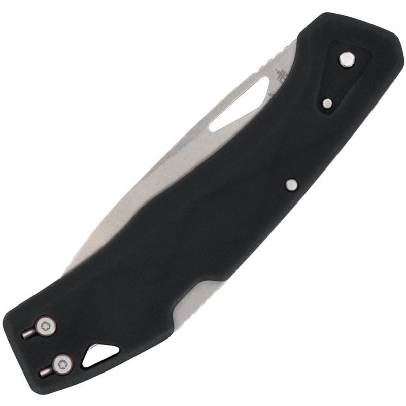 Gerber LST Folding Knife Black - 2.75" 440A Stainless Clip Point Blade Black Handle