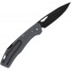 Gerber LST Folding Knife Grey - 2.75" Black 440A Stainless Clip Point Blade Grey  Handle