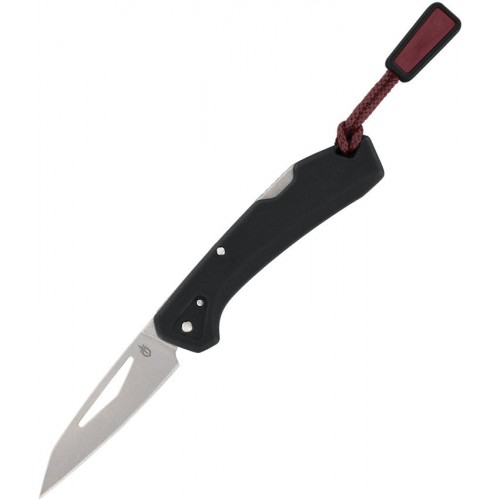 Gerber LST Mini Folding Knife Black - 1.75" 440A Stainless Wharncliffe Blade Black Handle