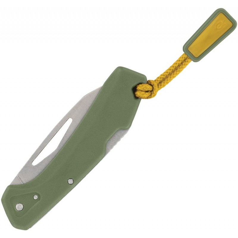 Gerber LST Mini Folding Knife Green - 1.75" 440A Stainless Wharncliffe Blade Green Handle