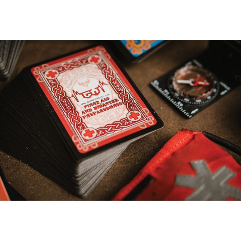 Grim Workshop First Aid and Disaster Preparedness Playing Cards