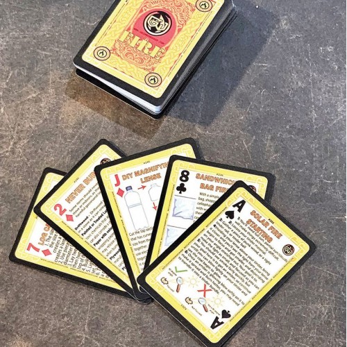 Grim Workshop Fire Starting Playing Cards