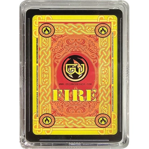 Grim Workshop Fire Starting Playing Cards