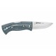 Helle Berget 763 Folding Knife - 2.16" 12C27 Stainless Steel Blade Denim Micarta Handle