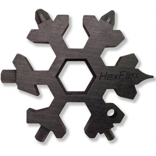 HexFlex Adventure 15 Tool Multi Tool Standard - Black