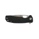 Honey Badger Small Folding Knife - 2.81" 8Cr13MoV Stainless Steel Drop Point Blade Black FRN Handle Liner Lock