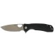 Honey Badger Small Folding Knife - 2.81" 8Cr13MoV Stainless Steel Drop Point Blade Black FRN Handle Liner Lock