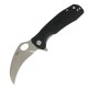 Honey Badger Small Claw Folding Knife - 2.75" 8Cr13MoV Stainless Steel Claw Blade Black FRN Handle