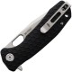 Honey Badger Medium Folding Knife - 3.19" 8Cr13MoV Tanto Blade Black FRN Handle Liner Lock