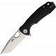 Honey Badger Small Folding Knife - 2.75" 8Cr13MoV Tanto Blade Black FRN Handle Liner Lock
