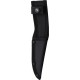 Honey Badger Outfitter Camp Knife - 3.75" 8Cr13MoV Blade Black FRN Handle Nylon Belt Sheath