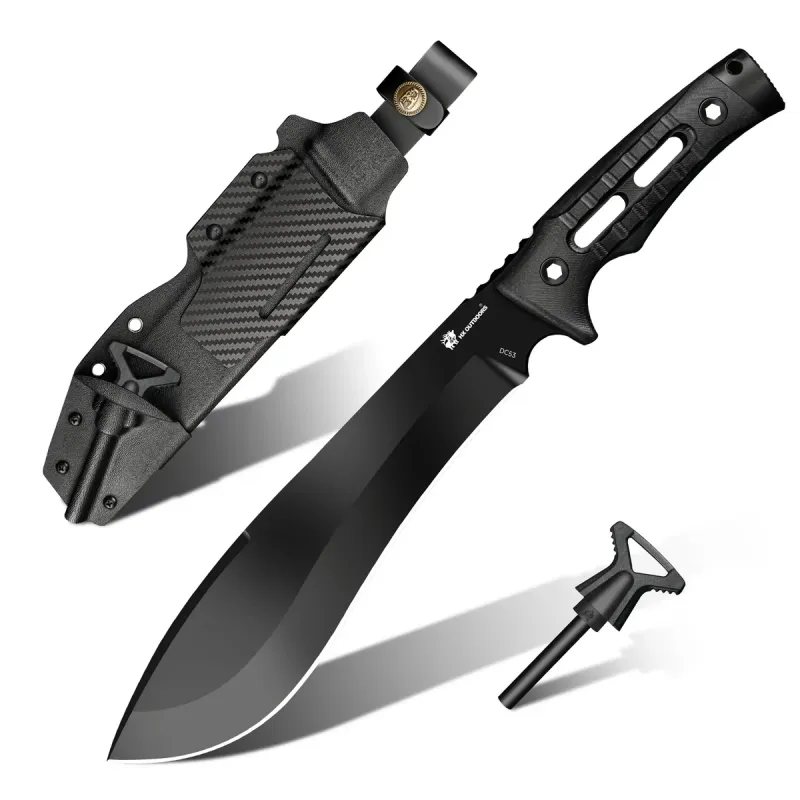 HX Outdoors Rock Apex Plus Chopper - 8.07" DC53 Blade G10 Handle Cyclaire Knives and Tools