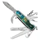 HX Outdoors Damask Camphor Multi-Tool - Damascus VG10 Blade Campsite Design