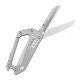 HX Outdoors Titannexus Keychain Multi-Tool Silver Titanium
