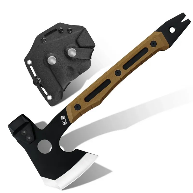 HX Outdoors Ironside Brown Tan Camp Hatchet