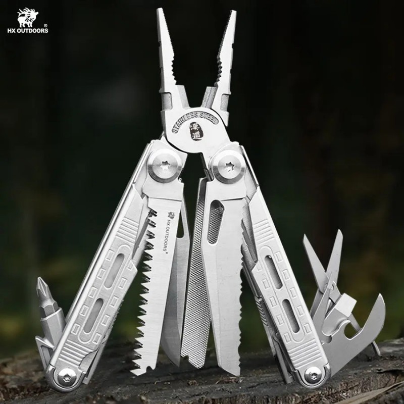 HX Outdoors Taskmaster Silver Multi-Tool