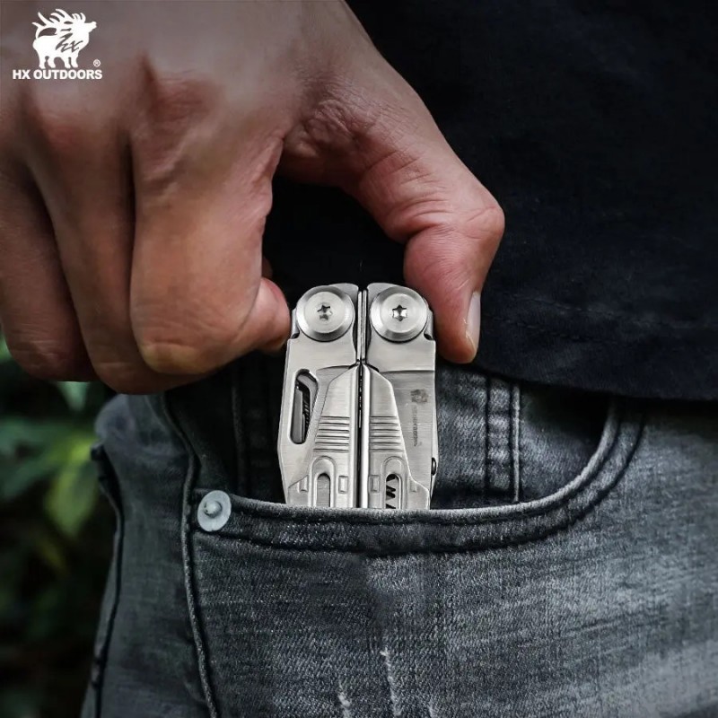 HX Outdoors Taskmaster Silver Multi-Tool