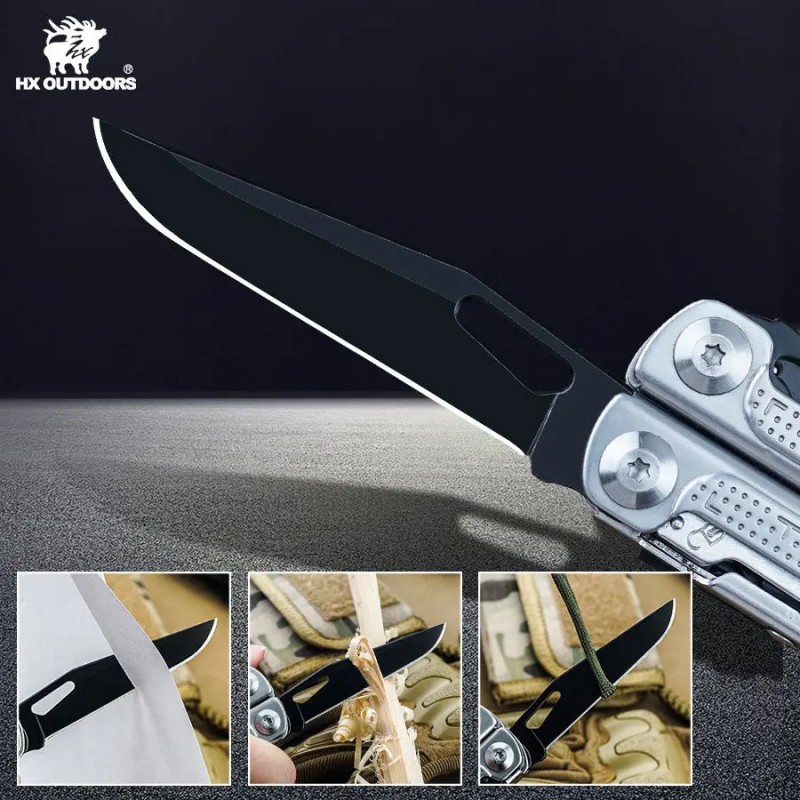 HX Outdoors Eaglite Multi-Tool Black and Silver