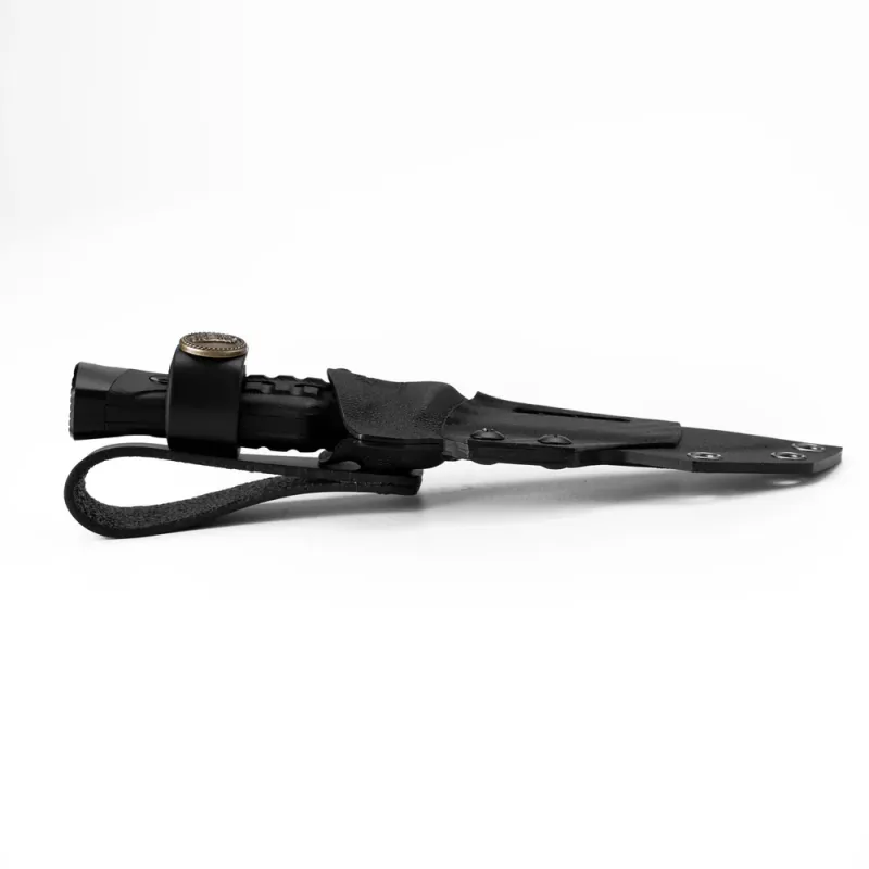 HX Outdoors Rock Apex SE - 3.15" Black Titanium Coated DC53 Blade Black G10 Handle Cyclaire Knives and Tools
