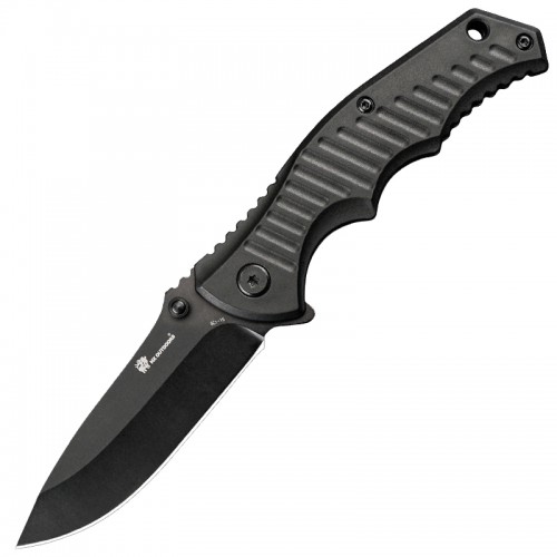 HX Outdoors Dragon Glide UK EDC Pocket Knife - 3" Black Stainless Steel Blade FRN Handle