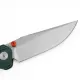 HX Outdoors Cool Kid Green Folding Knife - 3.35" 14C28N Blade Green Micarat Handle Cyclaire Knives and Tools