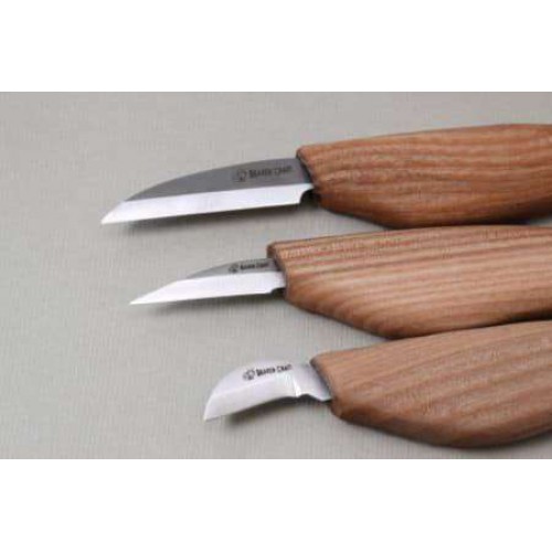 BeaverCraft S15 - 6 Piece Starter Chip and Whittling Wood Carving Knife Set