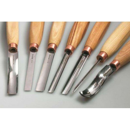 BeaverCraft SC03 Wood Carving Set of 7 Chisels