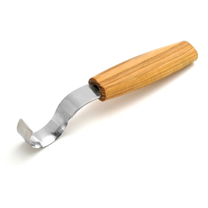 BeaverCraft SK2 Spoon Hook Wood Carving Knife with Ash Handle