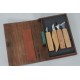 BeaverCraft S05 Gift Set - 6 Piece Geometric Wood Carving Set in a Book Case