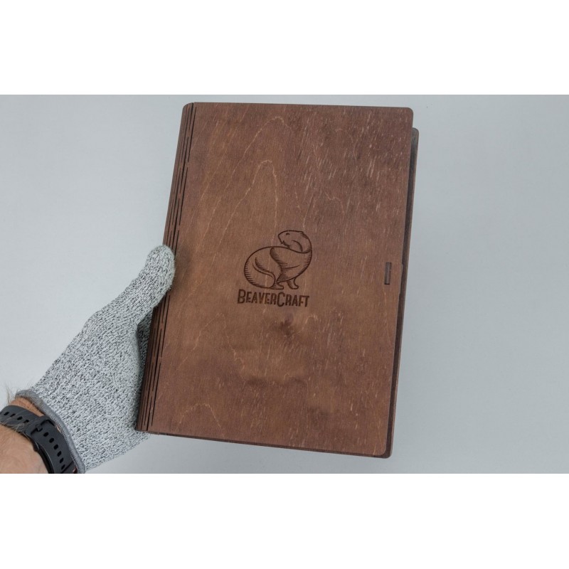 BeaverCraft S09 Gift Set - 6 Piece Spoon and Wood Carving Set In A Book Case