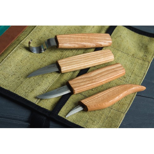 Beavercraft S48L Left Handed Wood Carving Tool Set for Spoon Carving