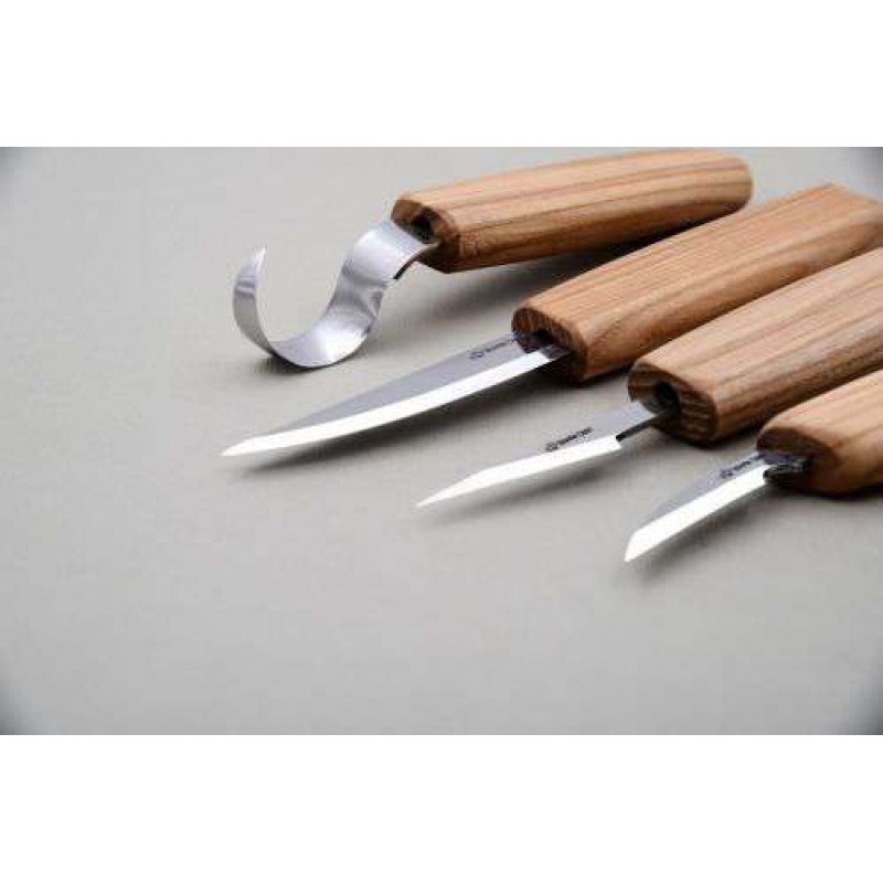 BeaverCraft S09 - 5 Piece Spoon and Wood Carving Set