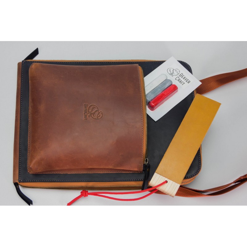 Beavercraft S50X Deluxe Wood Carving Set with Walnut Handles