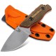 Benchmade Hidden Canyon Knife - 2.79" S90V DP Blade Orange G10 Handle