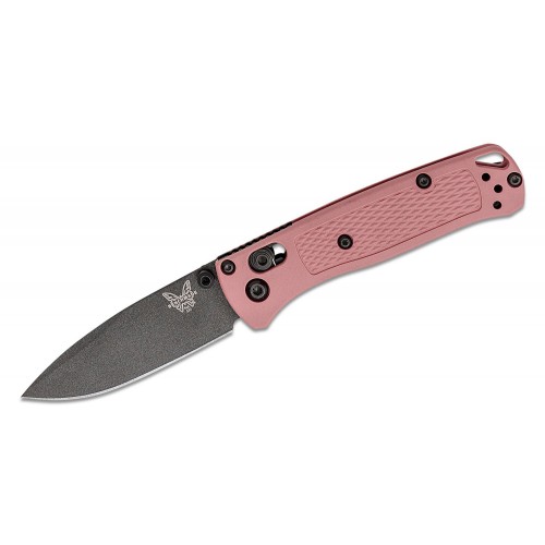 Benchmade 533BK-05 Mini Bugout - 2.82" S30V Cobalt Black Cerakote Plain Blade, Alpine Glow Grivory Handles