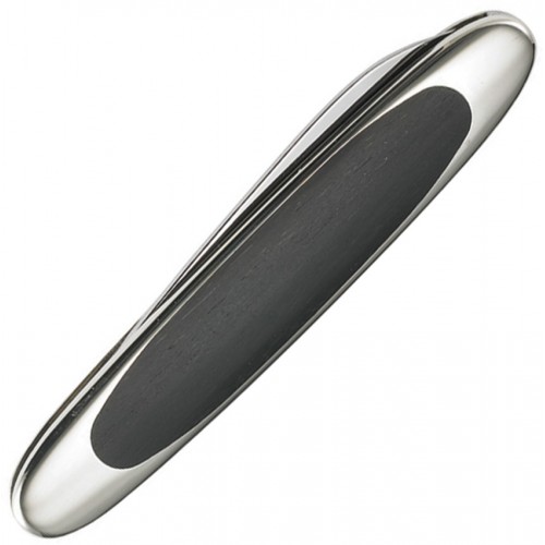 Beretta UK EDC Gentlemans Folder - 2.5" Stainless Steel Blade, Polished Handle with Black Ebony Wood Insert.