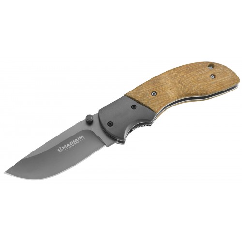 Boker Magnum Pioneer Wood - 3.14" Stainless Steel Blade Rosewood Handle