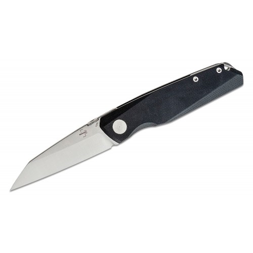 Boker Poltergeist Works Connector Folding Knife -  2.98" Wharncliffe Blade Black G10 Handle
