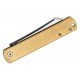 Boker Plus Zenshin 42 UK EDC Knife 2.9" Blade Brass Handle