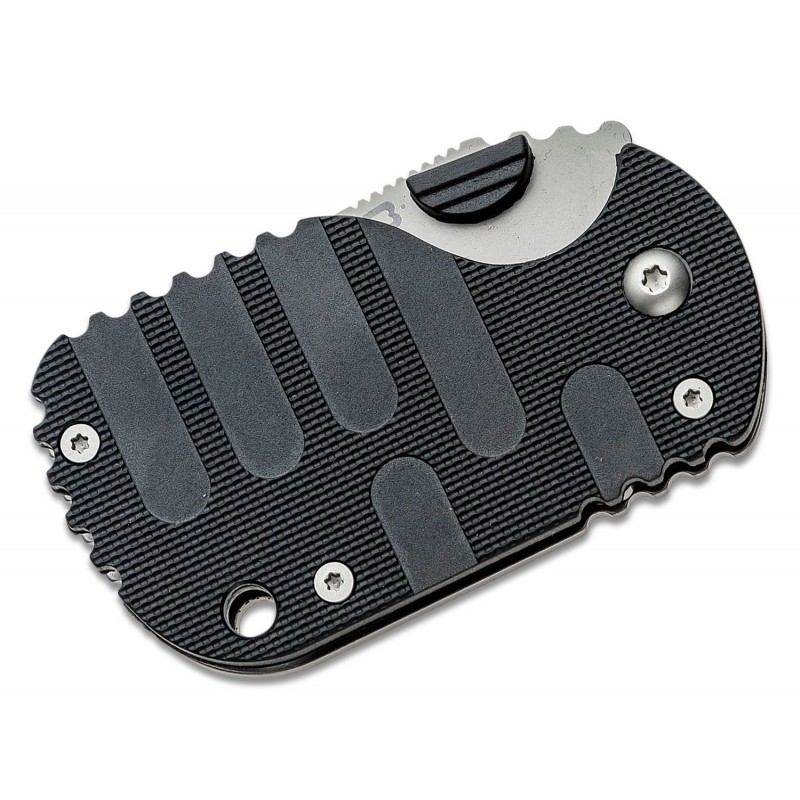 Boker Plus Subcom 2.0 Folding Knife - 2.28" Blade, Black Zytel and Bead Blast Steel Handles 01BO525