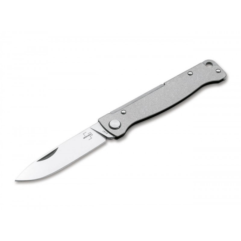 Boker Plus Atlas SW Knife Stainless Steel Handle