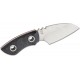 Boker Plus PryMate Pro Fixed Blade Knife - 2.95" Stonewashed Sheepsfoot, Black G10 Handles, Kydex Sheath