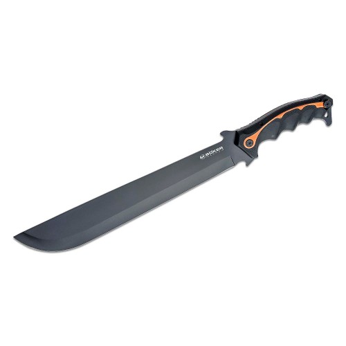 Boker Magnum CSB Latin Machete - 11.65" Black Blade, Black Rubberized Handles, Nylon Sheath