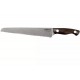 Boker Saga Bread Knife - Satin 9.05" Blade, G10 Handle with Red Fiber Inlays and Gift Box