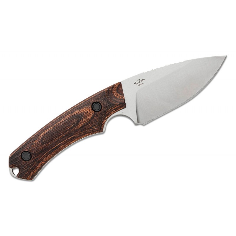 Buck 664 Alpha Hunter Fixed Blade Knife Walnut Dymalux Handle