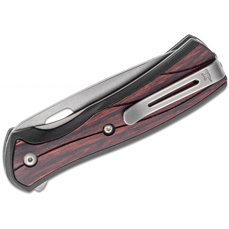 Buck Vantage Avid Small Folding Knife Rosewood Dymondwood Handle