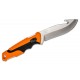 Buck Large Pursuit Pro Fixed Blade Knife with Gut Hook Orange Handle