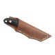 Casstrom Safari Mini Hunter 2.55" Blade Black G10 Handle Leather Sheath